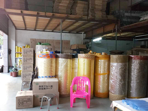 透明膠帶(dài)生産車間(jiān)